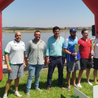 Más de cien palistas participaron en el VIII Campeonato Open Interterritorial Diputación de Badajoz