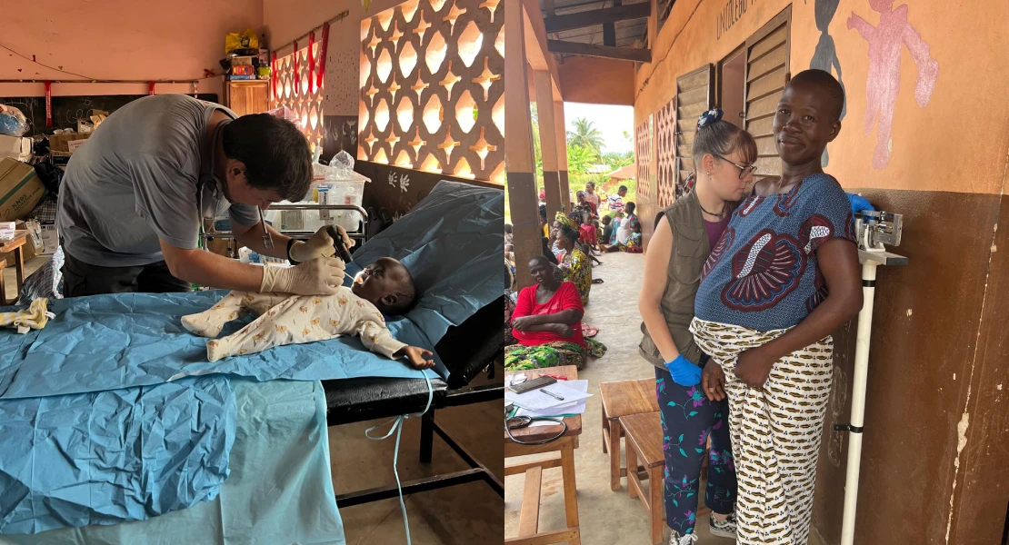 Enfermeros extremeños viajaron hasta África para trabajar en un proyecto humanitario