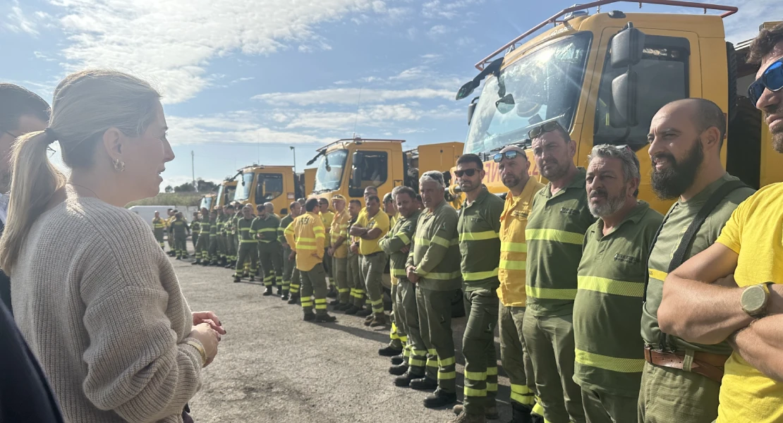 Más de 60 efectivos del INFOEX parten desde Extremadura hacia Valencia