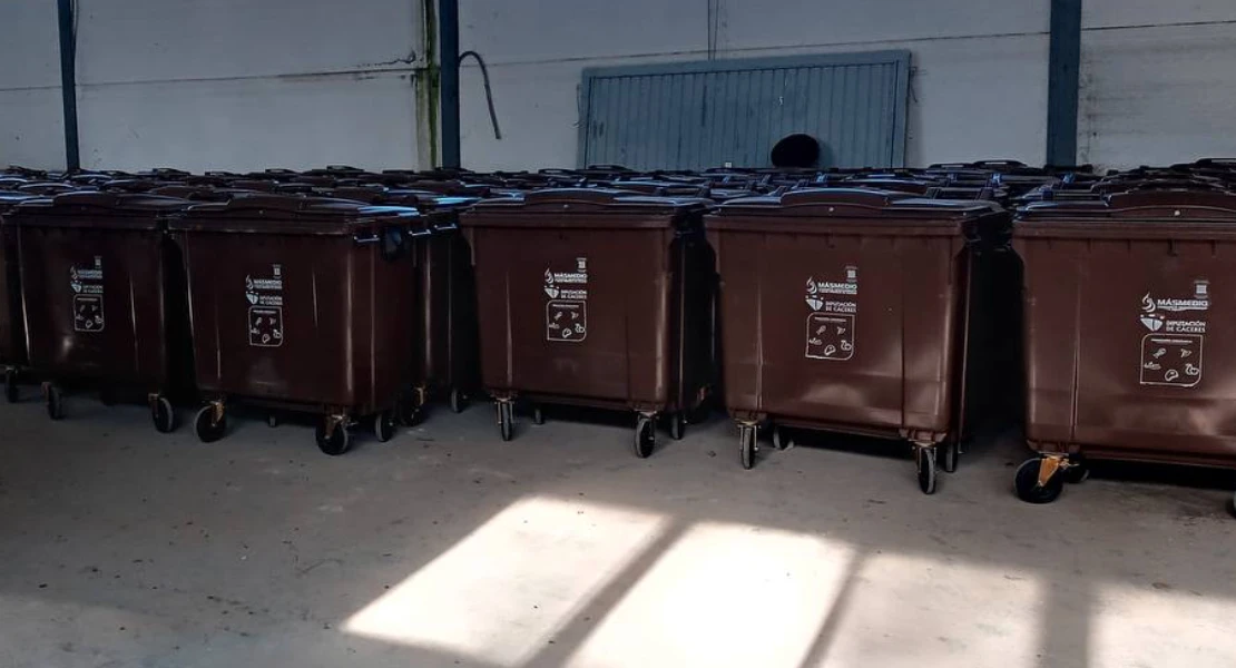 Los municipios de la provincia de Cáceres a los que llegará el contenedor marrón