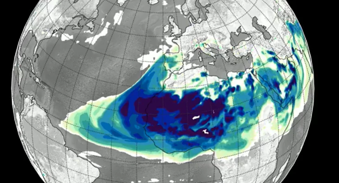 Una gran nube de polvo del Sáhara afectará a Canarias y se notará en la Península