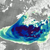 Una gran nube de polvo del Sáhara afectará a Canarias y se notará en la Península