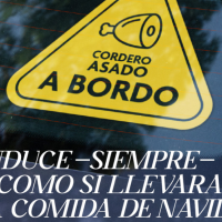 Asado a bordo: la DGT lanza su campaña navideña