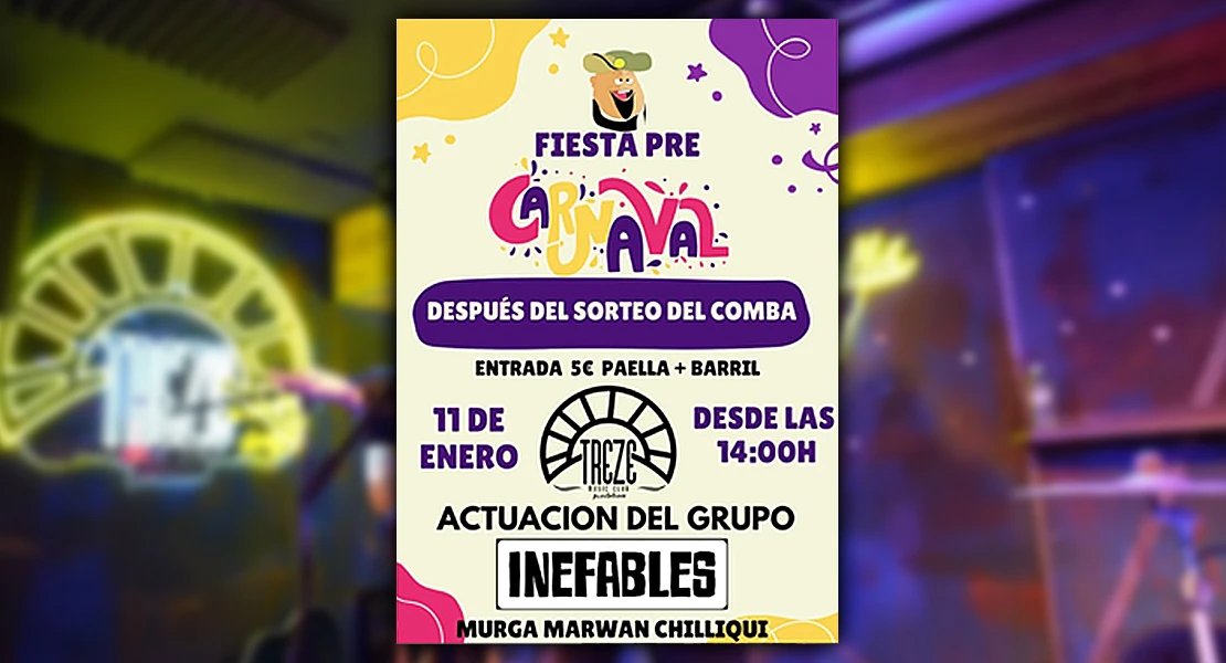 Fiesta carnavalera este sábado tras el sorteo del Concurso de Murgas de Badajoz