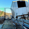 Imágenes del espectacular accidente en la A-66