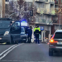 Accidente en el puente de acceso a San Roque