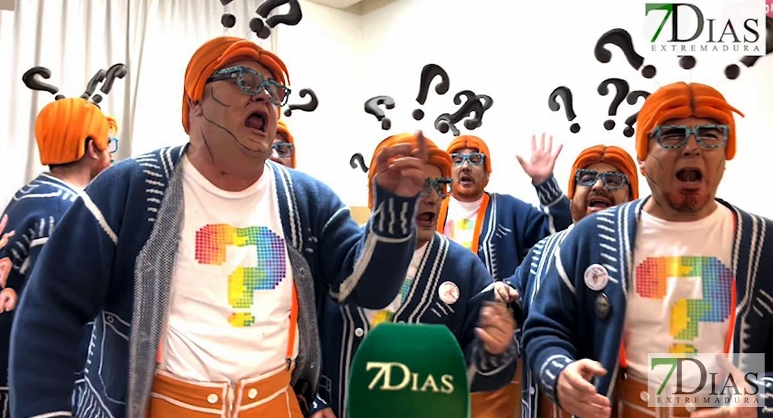 Pasodoble de Pa 4 Días cantado a "voz soprano sostenida" en camerinos