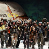 Actuación y entrevista de la murga Los Lingartos en preliminares del COMBA 2025