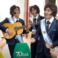 El pasodoble de la murga De Turuta Madre interpretando a Milei