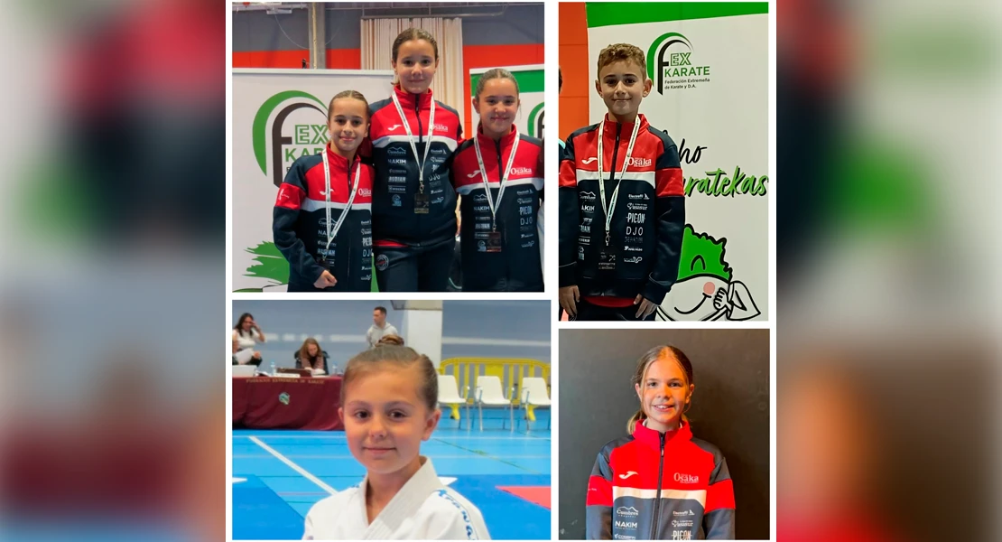 Sigue la lluvia de medallas para el karate pacense