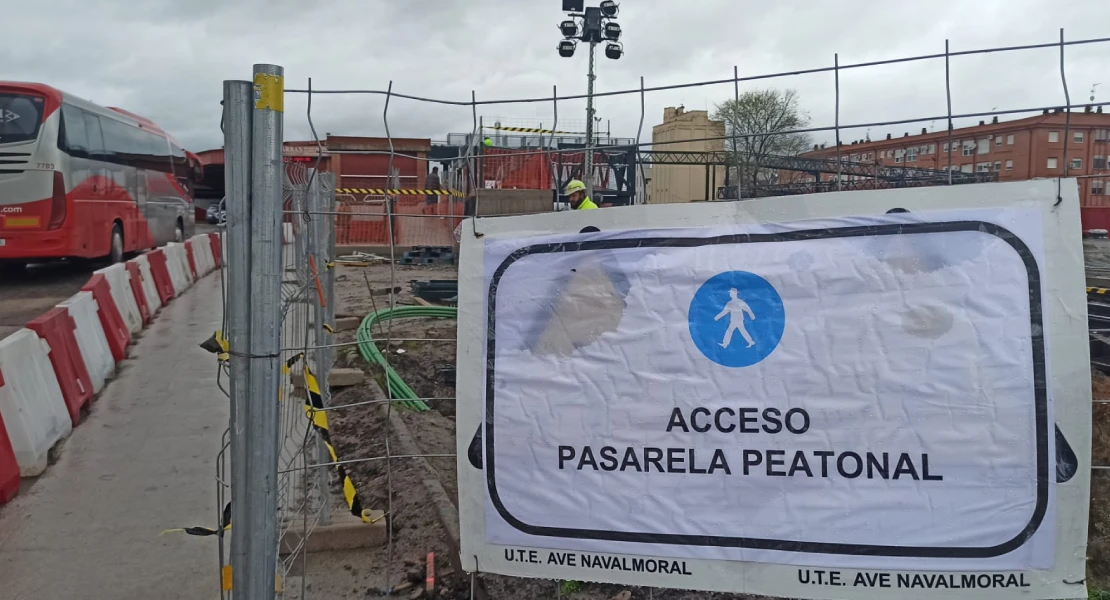 Exigen alternativas de paso frente al corte por las obras del tren en Navalmoral de la Mata