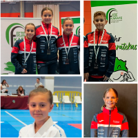 Sigue la lluvia de medallas para el karate pacense