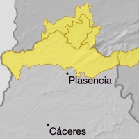 El 112 activará este lunes la alerta por lluvias en el norte de Extremadura