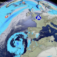Una DANA recorre esta semana la península para dejar más lluvia