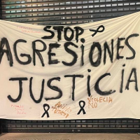 Sin banderas ni logos: manifestación en Badajoz por el homicidio de Belén Cortés