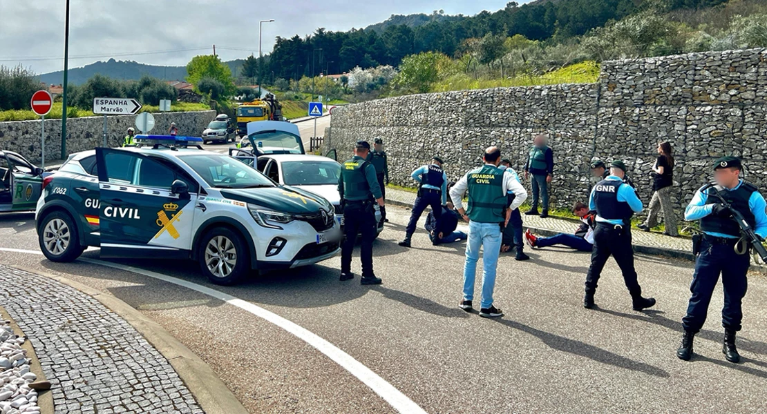 Así detiene la Guardia Civil a unos ladrones después de un atraco en Extremadura