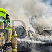 Se incendian varios vehículos en el polígono industrial de Coria (CC)