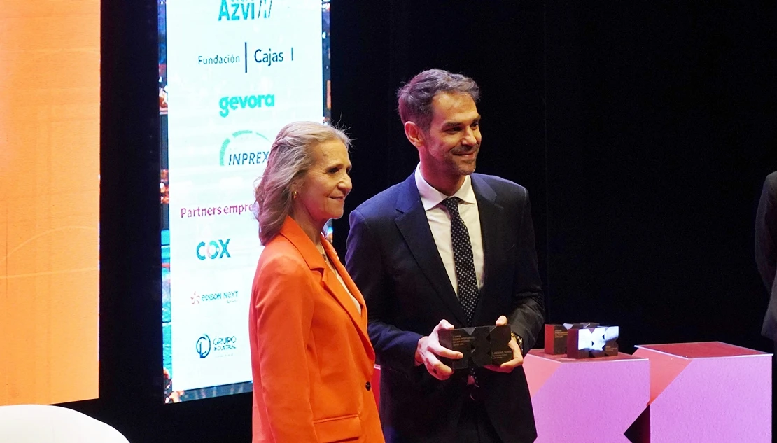 La Infanta Elena preside unos premios empresariales en Badajoz
