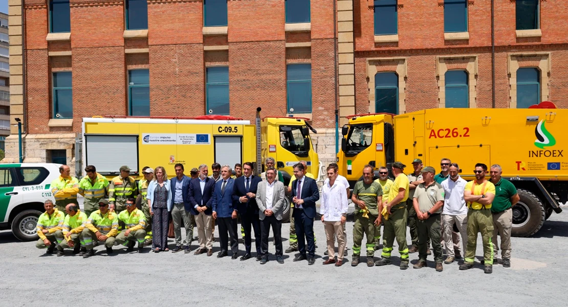 Extremadura y Castilla y León unen fuerzas contra los incendios forestales en sus fronteras
