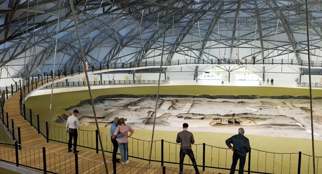 Ponen fecha a la construcción de la cúpula que cubrirá las 'Casas del Turuñuelo' de Guareña