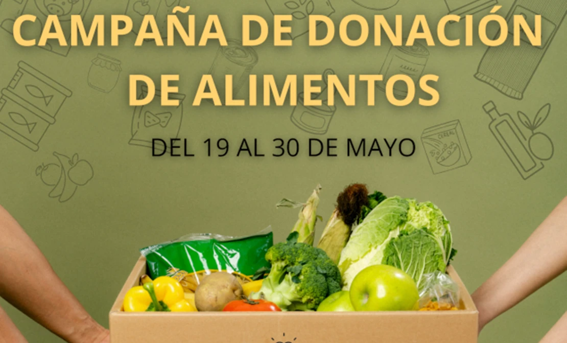 La Diputación organiza su tercera campaña de donación de alimentos