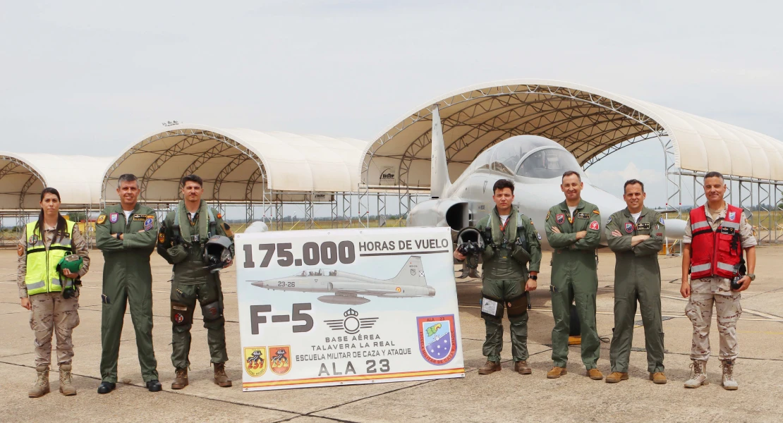 175.000 horas en el cielo: el Ala 23 celebra un nuevo logro