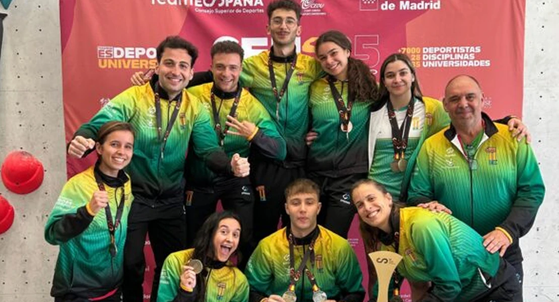 La UEx, imparable en escalada: tres años consecutivos siendo campeona de España