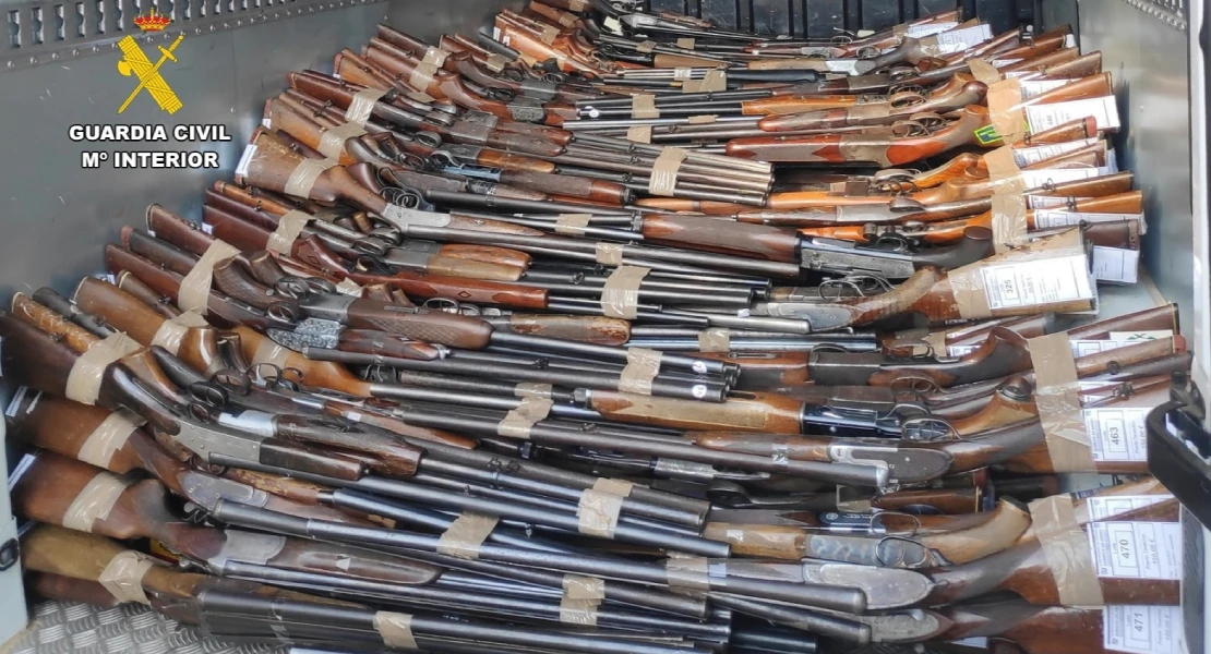 La Guardia Civil destruye más de 1000 armas en la provincia de Cáceres