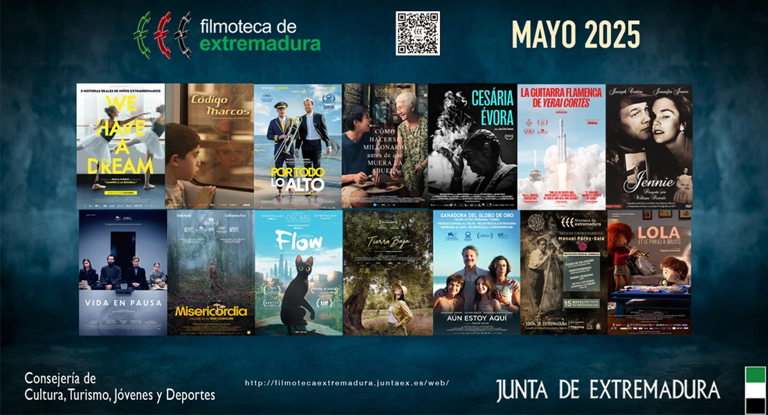 Estas son las películas que ofrece la Filmoteca de Extremadura en mayo