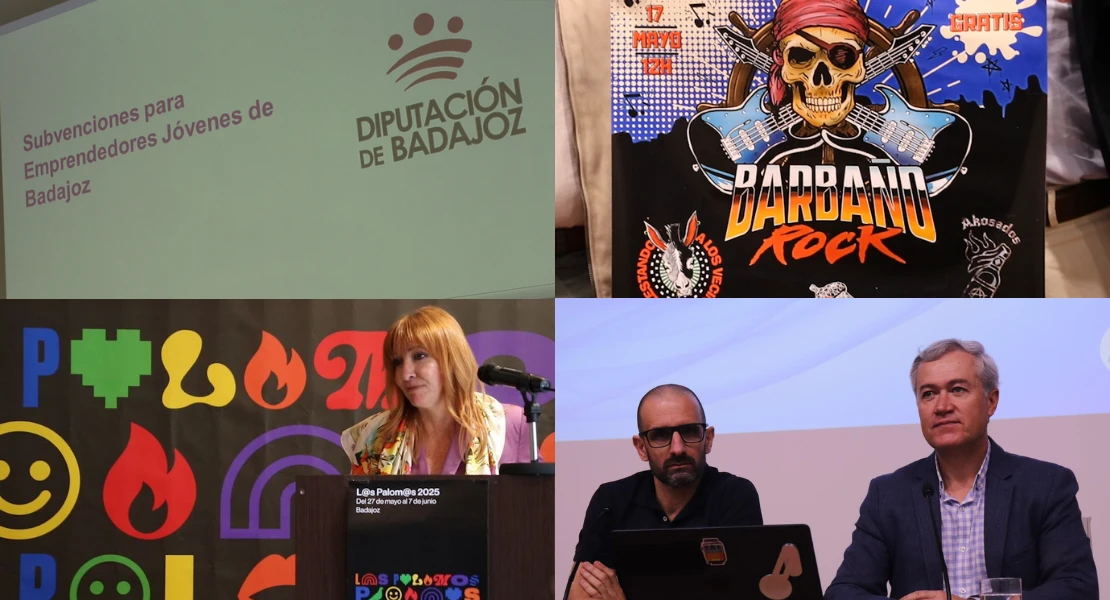 250.000 € en ayudas para jóvenes emprendedores y mucha cultura gracias a la Diputación de Badajoz