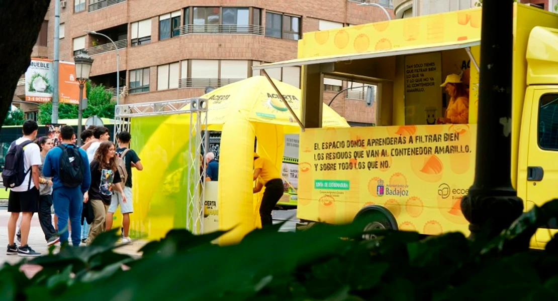 Badajoz concienciará sobre el uso del contenedor amarillo