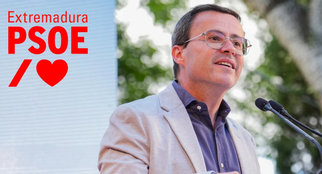 Gallardo reivindica al PSOE como “el principal muro" ante la derecha en Extremadura