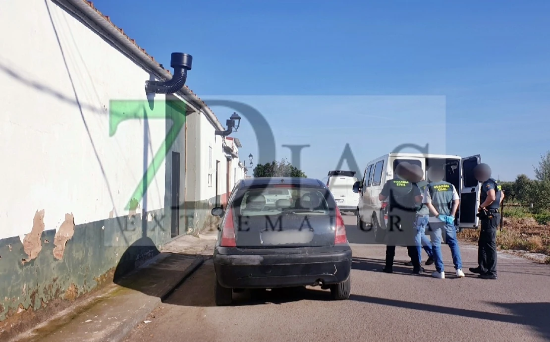 Operación Antidroga en una localidad pacense