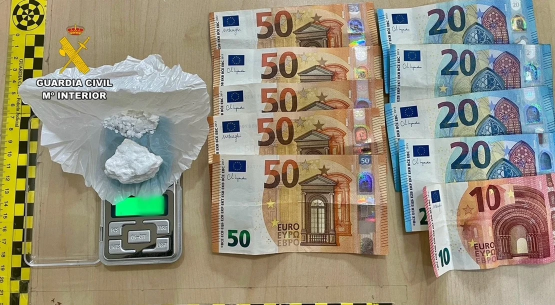 Detenido por tráfico de drogas en un control en Extremadura