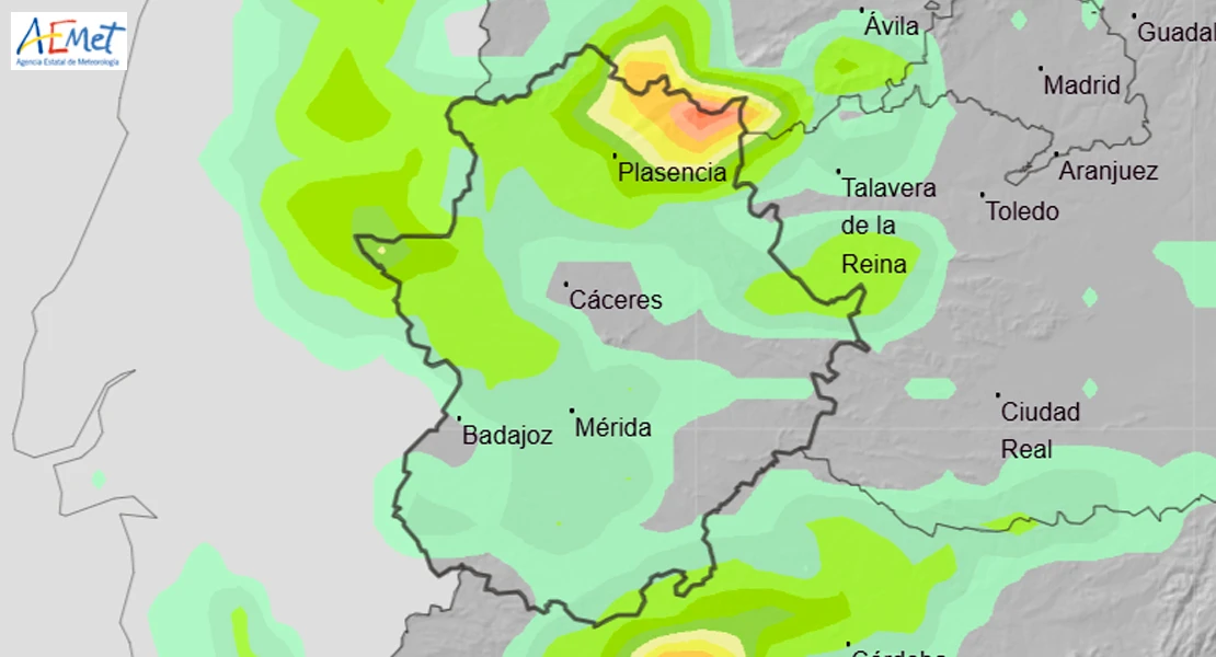 ¿Lloverá este domingo en Extremadura? Esto dice la AEMET