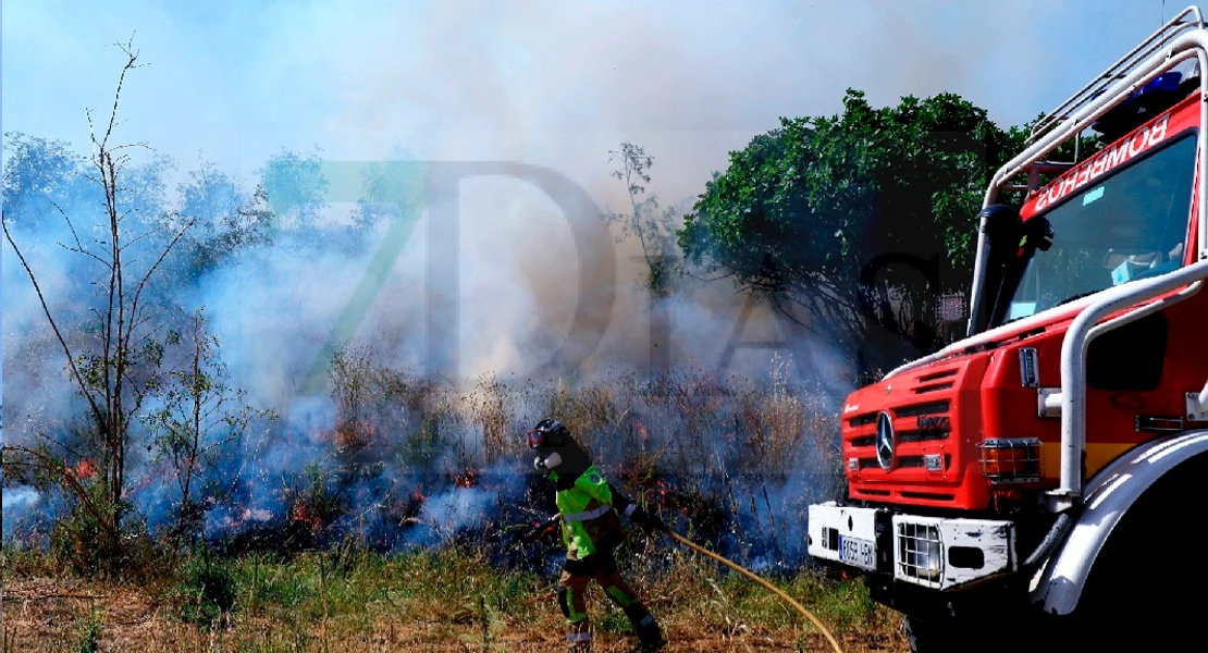 Un incendio en El Gurugú quema cuatro hectáreas junto a varias viviendas (BA)