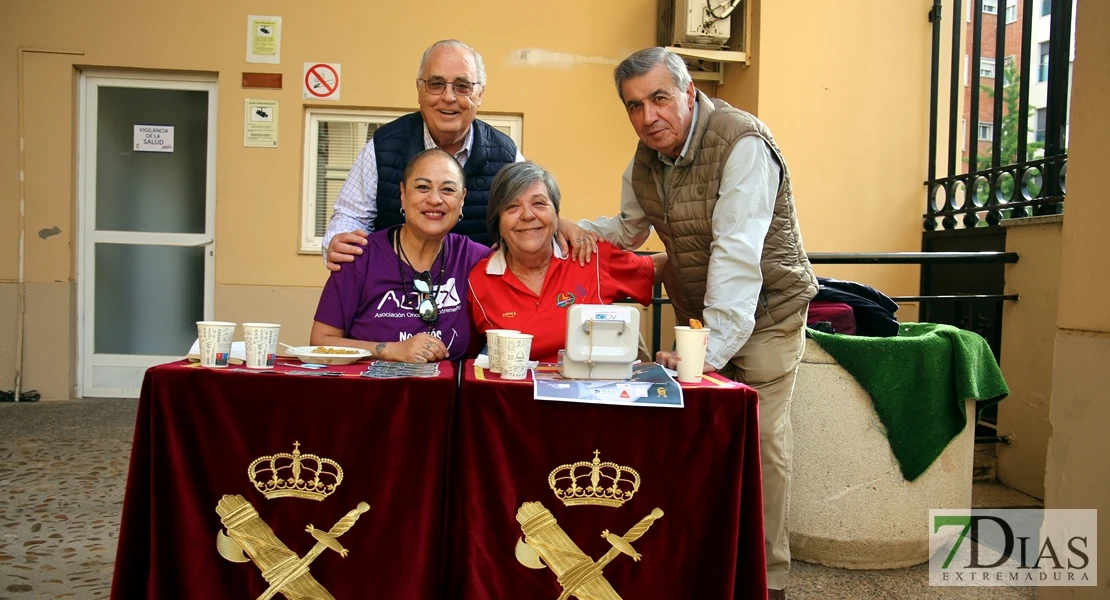 Gran éxito en el desayuno solidario de AOEX y Guardia Civil: búscate en las imágenes