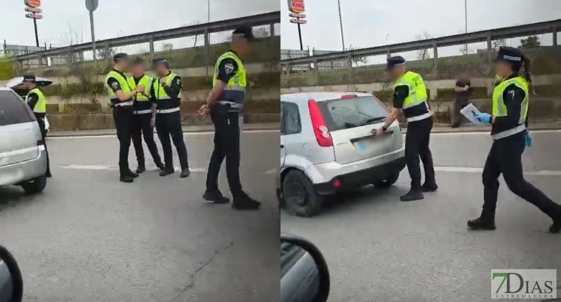 ¿Por qué hay tantos policías con chaleco amarillo en Badajoz?