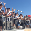 Gran ambiente antes del partido entre el CD Azuaga y el CD Badajoz