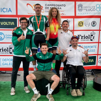 2 oros y 1 plata: la selección extremeña de ciclismo paralímpico triunfa en el campeonato nacional