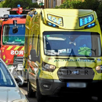 Queda atrapada con una de sus manos en una máquina de un establecimiento de Badajoz