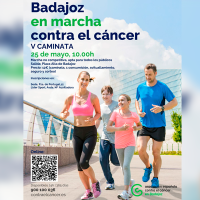 Badajoz en marcha para luchar contra el cáncer: lugar, día y hora