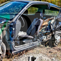 Atrapado tras un accidente en la EX-214 (BA)