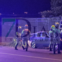 Se empotra contra una farola durante la madrugada en Plasencia