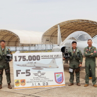 175.000 horas en el cielo: el Ala 23 celebra un nuevo logro