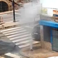 Revienta una tubería en el Casco Antiguo: "Pensábamos que estábamos en Manhattan"