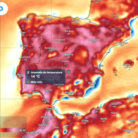 Una potente dorsal traerá temperaturas de julio la semana que viene