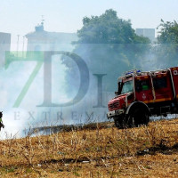 Los bomberos acuden a un incendio en La Luneta (BA)