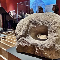 El Museo de Cáceres acoge el verraco vetón hallado en el embalse de Valdecañas