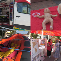 La Cruz Roja realiza una exhibición de medios en Badajoz
